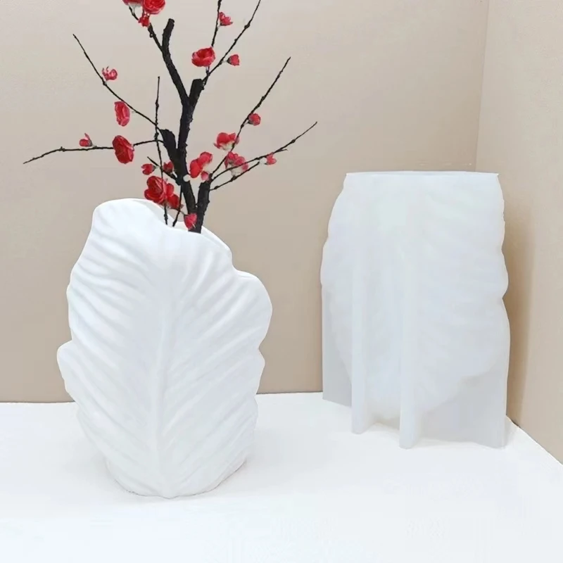 Large Vase Silicone Mold DIY Cement Gypsum Pouring Resin Mold Home Decoration Ornaments Crafts Making