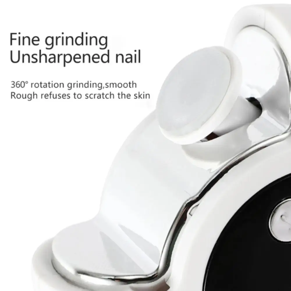 

Портативная электрическая точилка для ногтей, перезаряжаемая многофункциональная автоматическая шлифовальная машинка для ногтей, функция полировки, дизайн с защитой от брызг