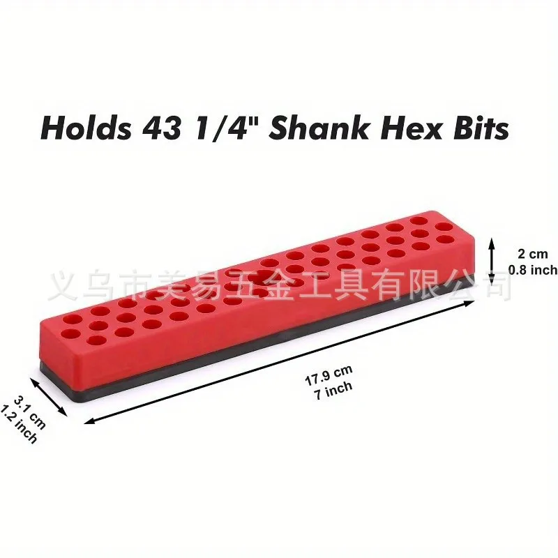 Batch Head Magnetic Storage Seat, Drill Bit Milling Cutter Classification Hardware Tool Storage Rack