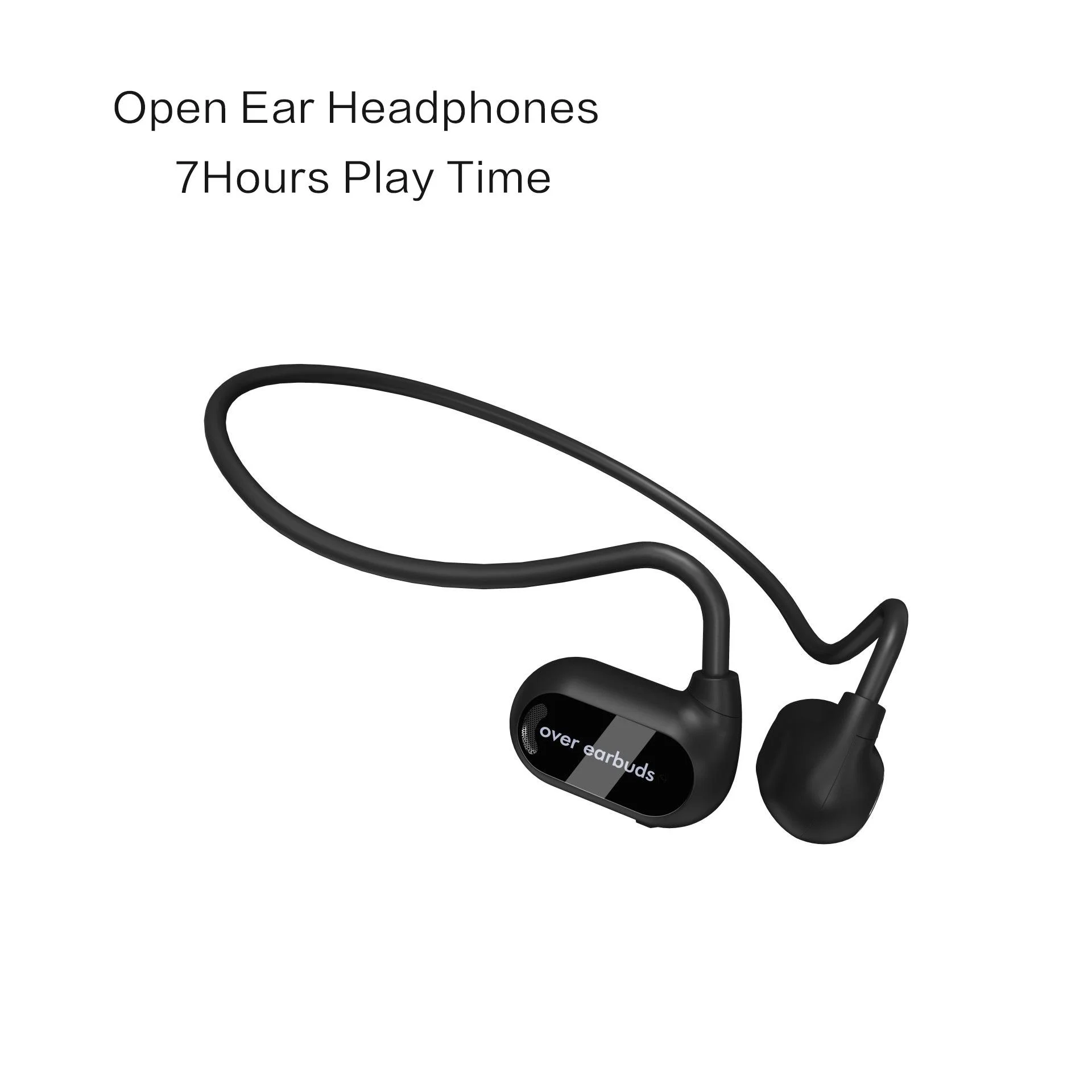 

Sports Wireless Bluetooth Headset Ear-Hook Earphones Music Headphones With Mic Stereo Bass HiFi Sound Earbuds Lightweight Best G