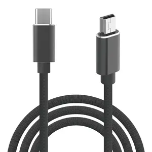 Bilashmart Mini USB to Type C Cable USB C to Mini USB Cable Charging Cord PS3 Controller MP4 Player Dash Cam Digital Camera GPS