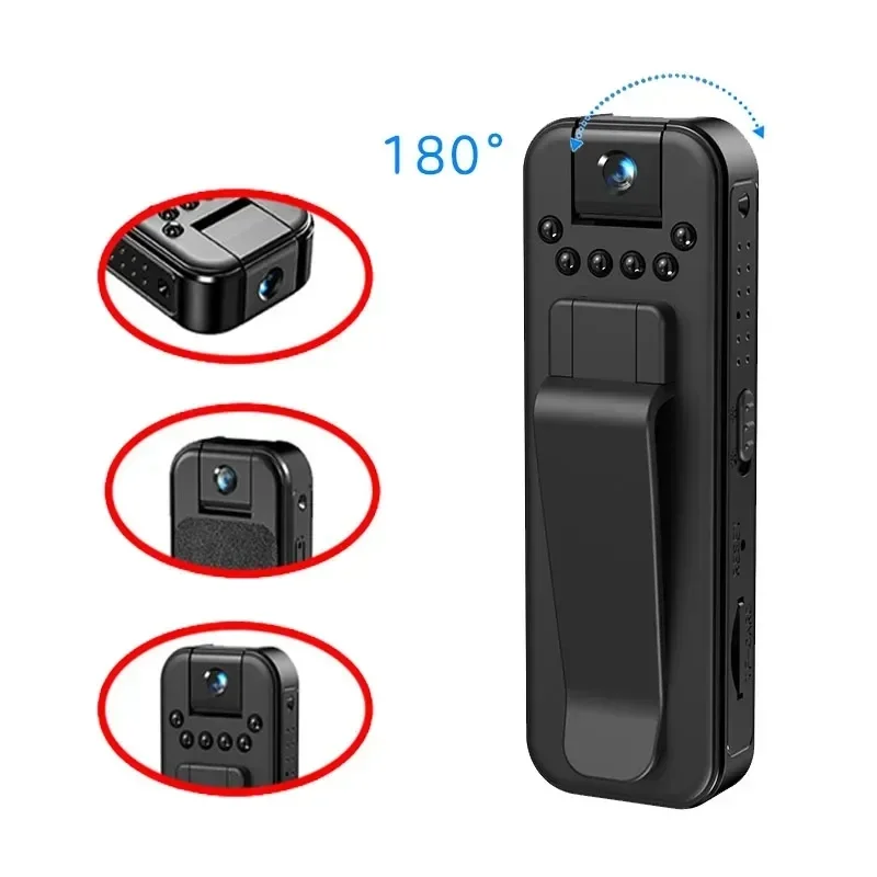 HD 1080P Mini Camera Portable Meeting Digital Outdoor Video Recorder Police BodyCam Infrared Night Vision Miniature Camcorder