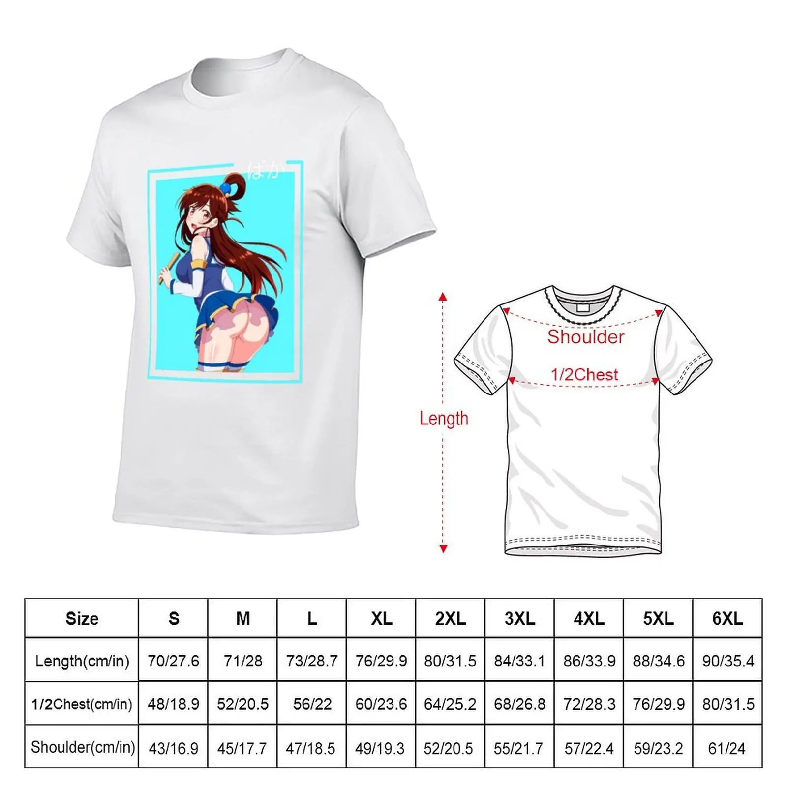 Chizuru Aqua Cosplay! - Rent A Girlfriend T-Shirt men t shirt cotton 100% man t shirt luxury T-Shirt