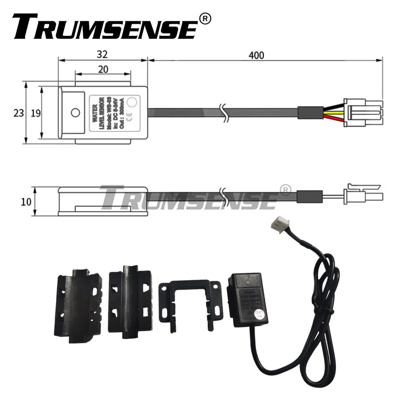 WS03 Cheap Liquid Water Level Sensor Capacitance Water Level Sensor 2 Working Voltage 5VDC/12/24VDC Off Contact from Factory