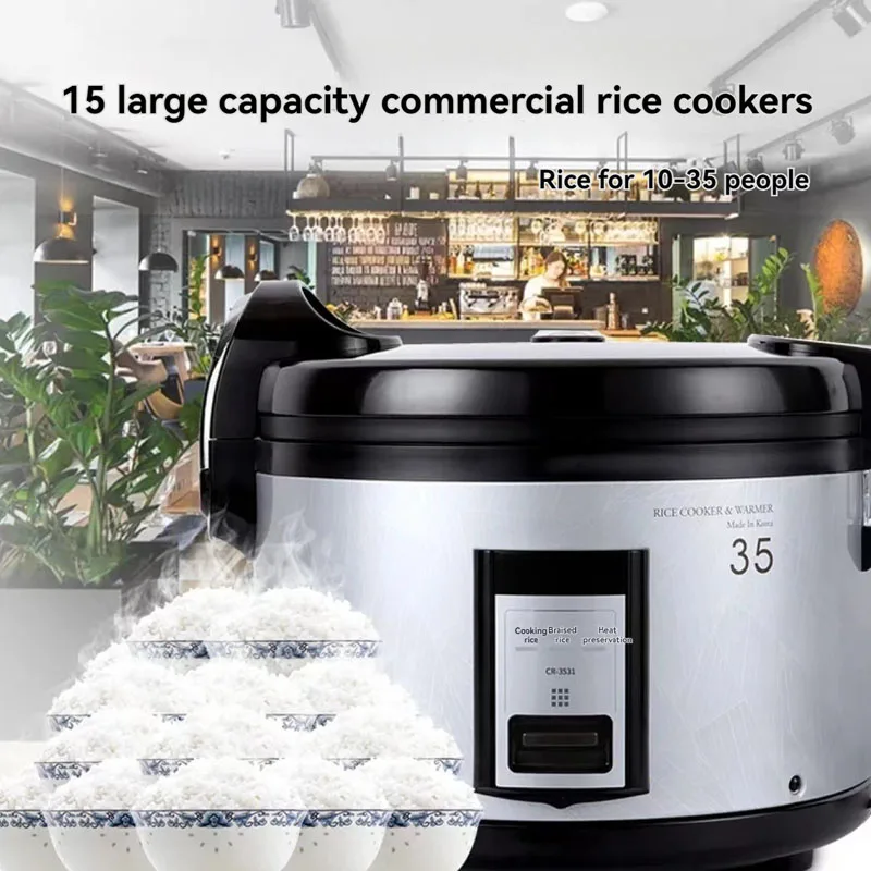 CR-3531 Large Rice Cooker Thick Shockproof Body Easy Washing Eu Plug For Global Catering Appliance Wholesalers Bulk Trading
