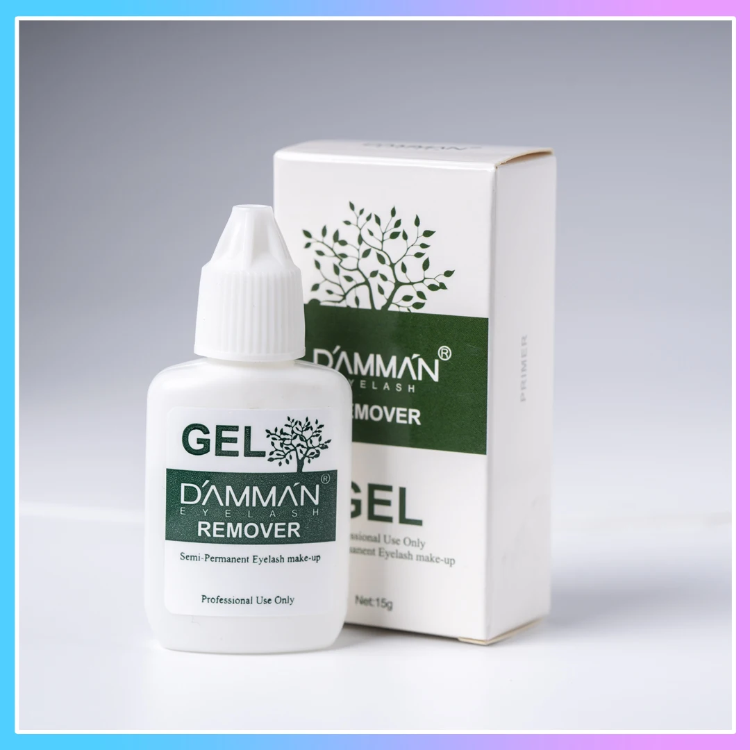 DAMMAN Gel Remover For Eyelash Extensions Grafting False Eyelashes Fast Mild Clear Up Remover 15g Professional Makeup Products