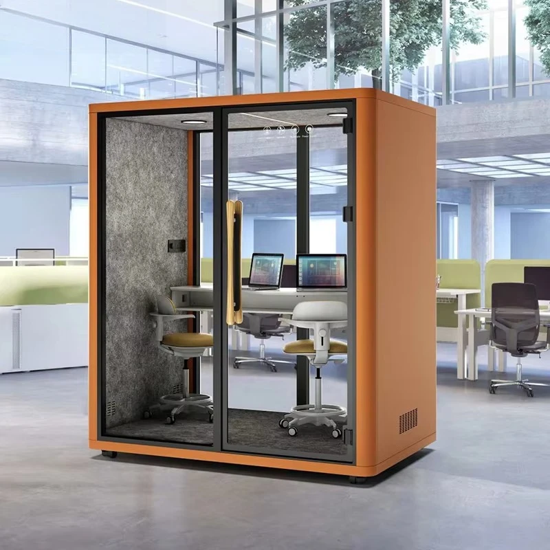 Multi Functional Detachable Portable Soundproof Booth Modern Outdoor Office Cabin Voice Recording Phone Booth Quiet Noise Free