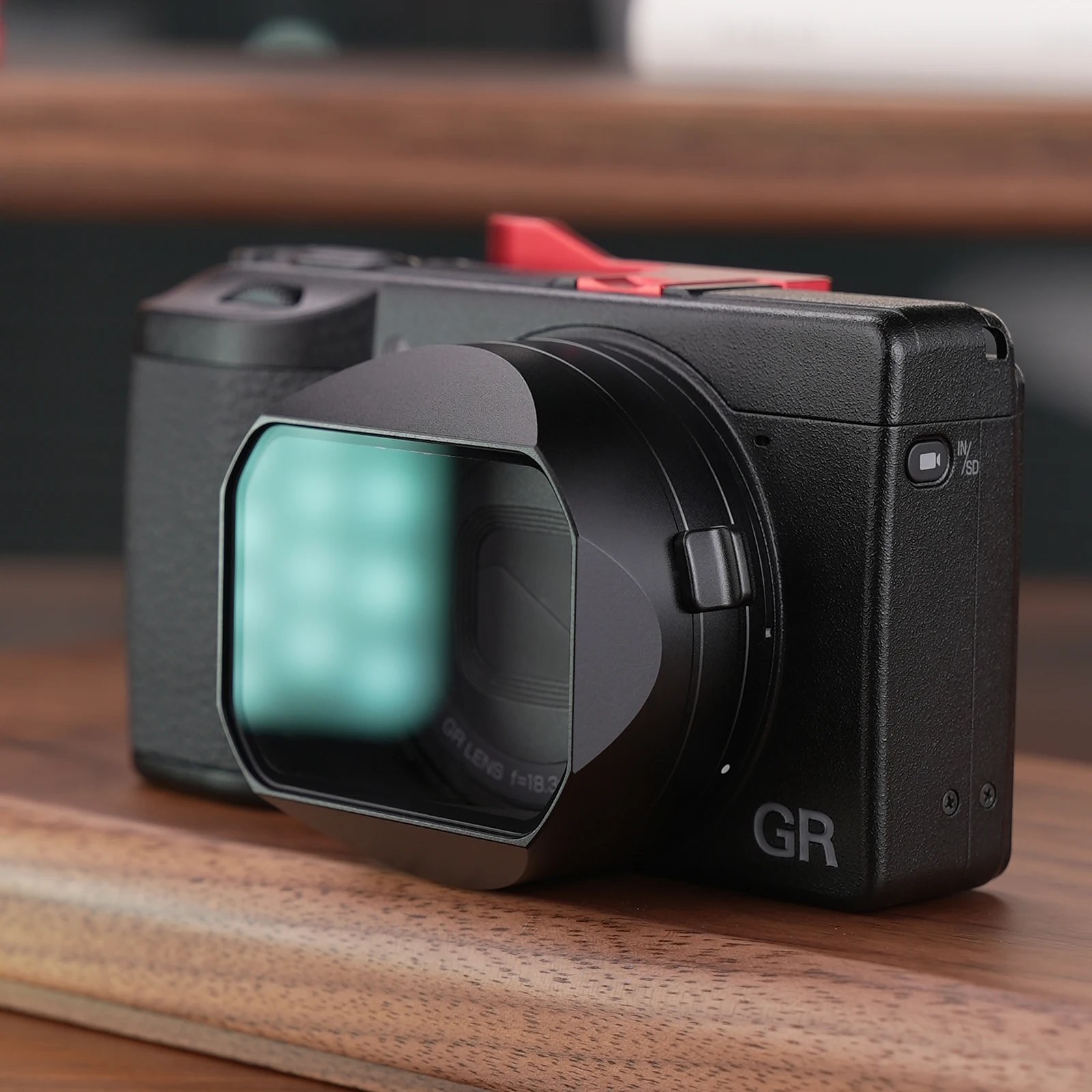 Haoge GR4 Metall-Objektivblende mit integriertem UV-Filter für RICOH GR IV GRIV HDF Monochrom-Kameraobjektiv-Zubehör, Bajonettanschluss – Detail 8