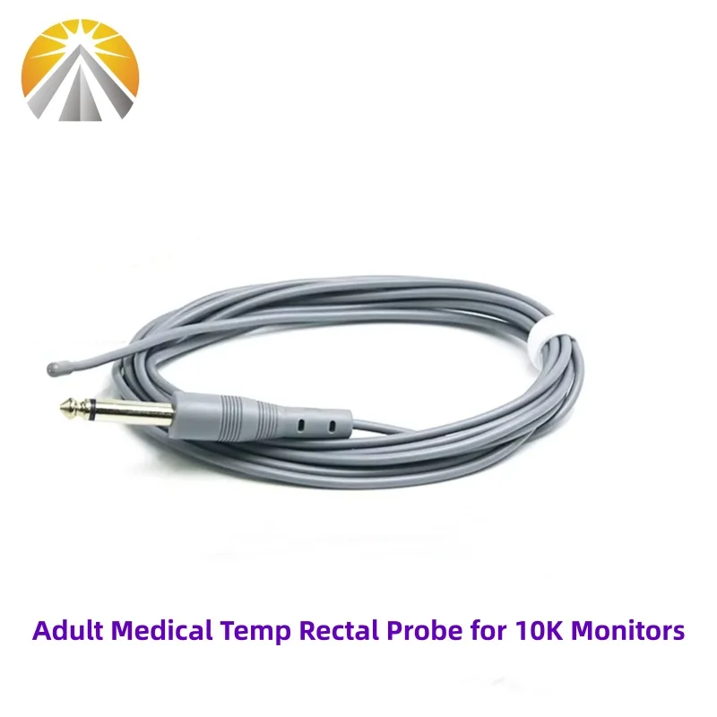 Adult Durable Rectal Esophageal Temperature Sensor 6.3 Mono for 10K YSI Series Patient Monitor with Reusable Medical Temp Probe