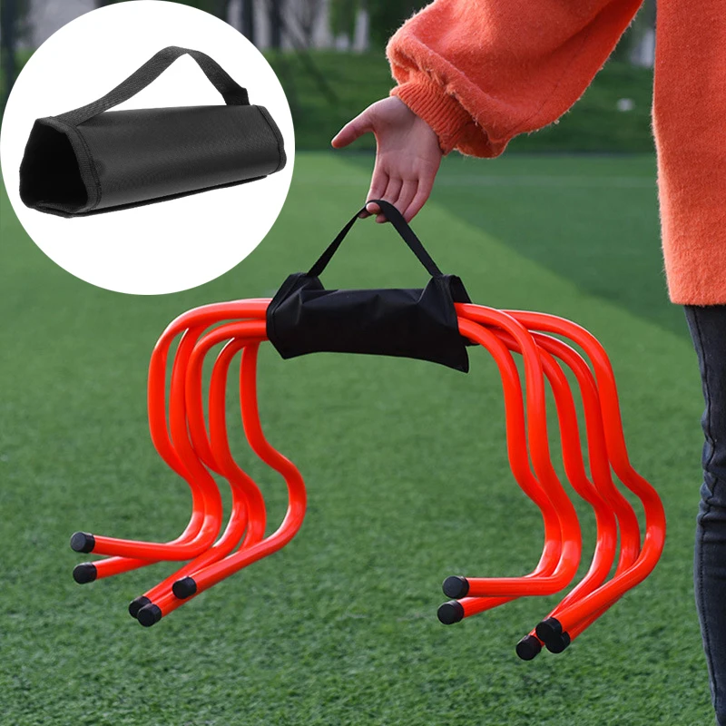 Accesorios de transporte de equipo de entrenamiento, juego de tela de agilidad de fútbol, envoltura de contenedor