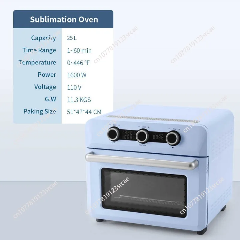25 L Sublimation Oven Sublimation Starter Benginers Kit Bundle With 3D Vacuum Accessories for Sublimation Blanks