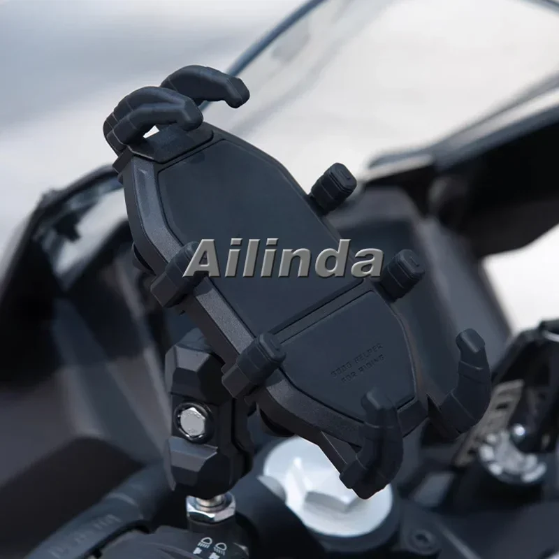 Motorcycle Mobile Phone Bracket Eight Claw Shockproof Anti-Shake Riding Fixed Equipment Electric Car Navigation Bracket