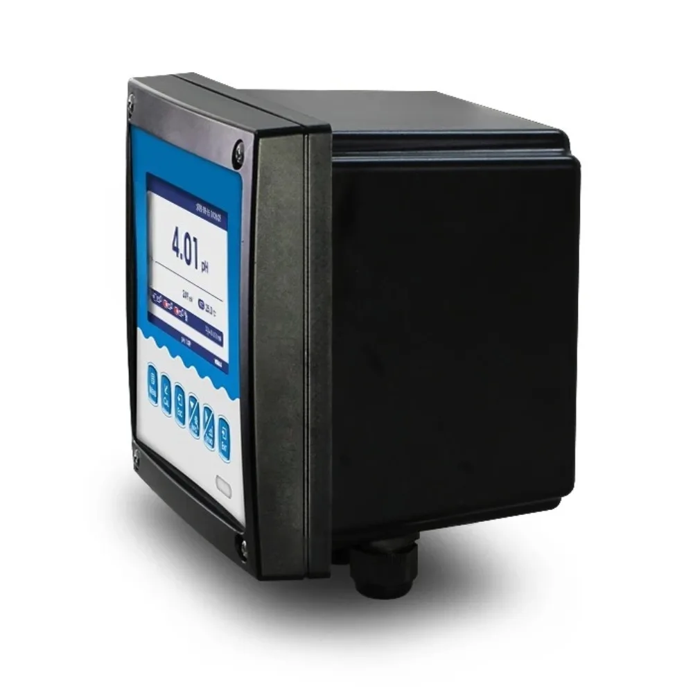 Industrial PH Transmitter with PH Electrode Probe 4-20mA RS485 Signal Output Relay Control Trend Curve Monitoring
