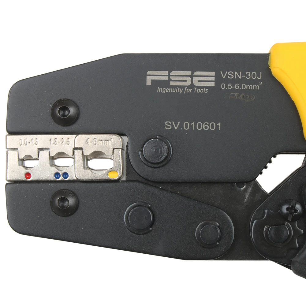 Geïsoleerde Terminals Krimpgereedschap Elektrische Krimptang Hoge Precisie Merk Klem VSN-30J 0.5-6mm2 20-10AWG