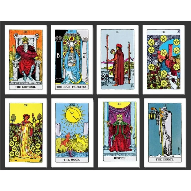 Full English version The Rider White tarot cards for divination personal use tarot deck for the the begginer