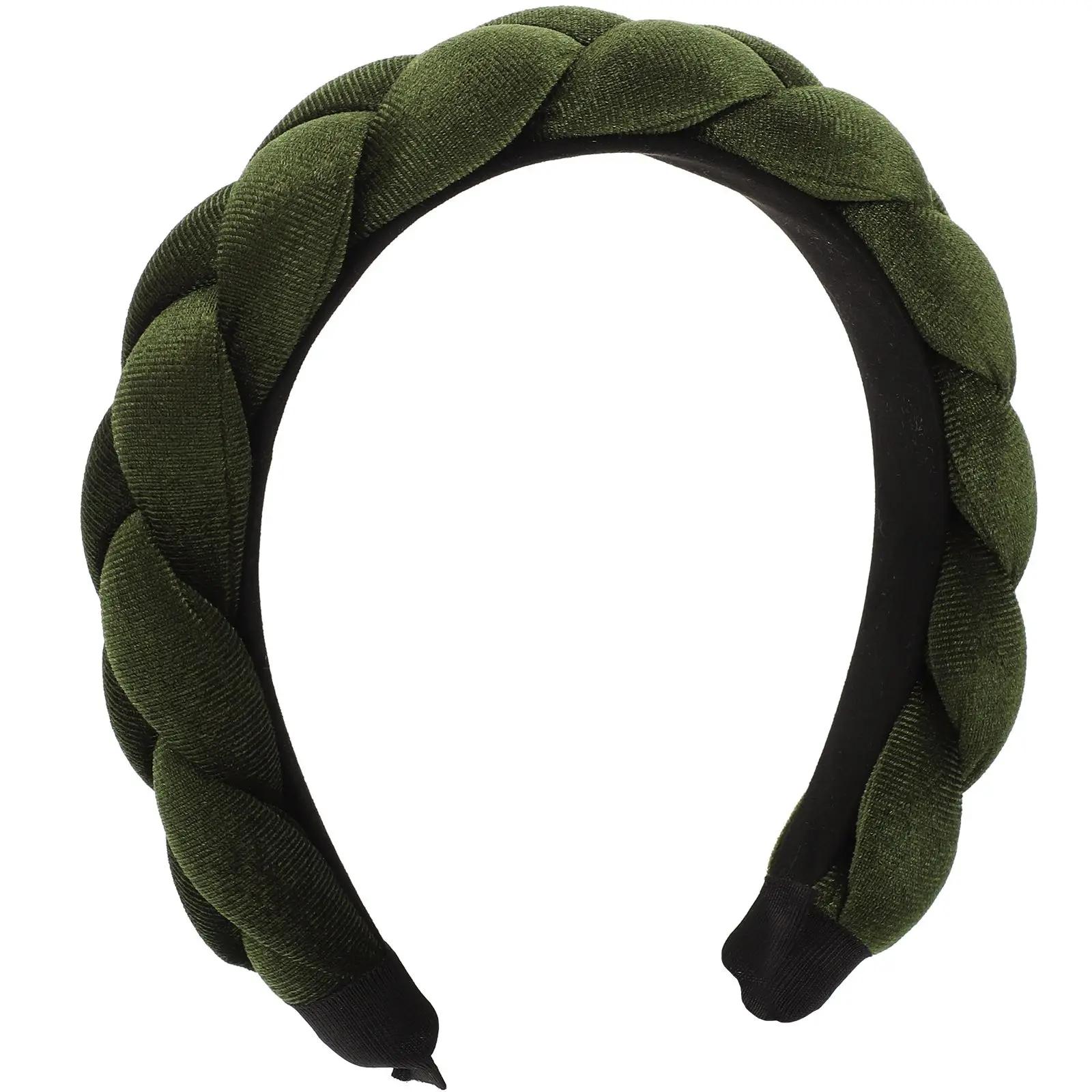 

Headband Women Fabric Crochet Chunky Hair Hoop Comfortable Decorative Wide Wash Face Makeup Skincare Hair Tool