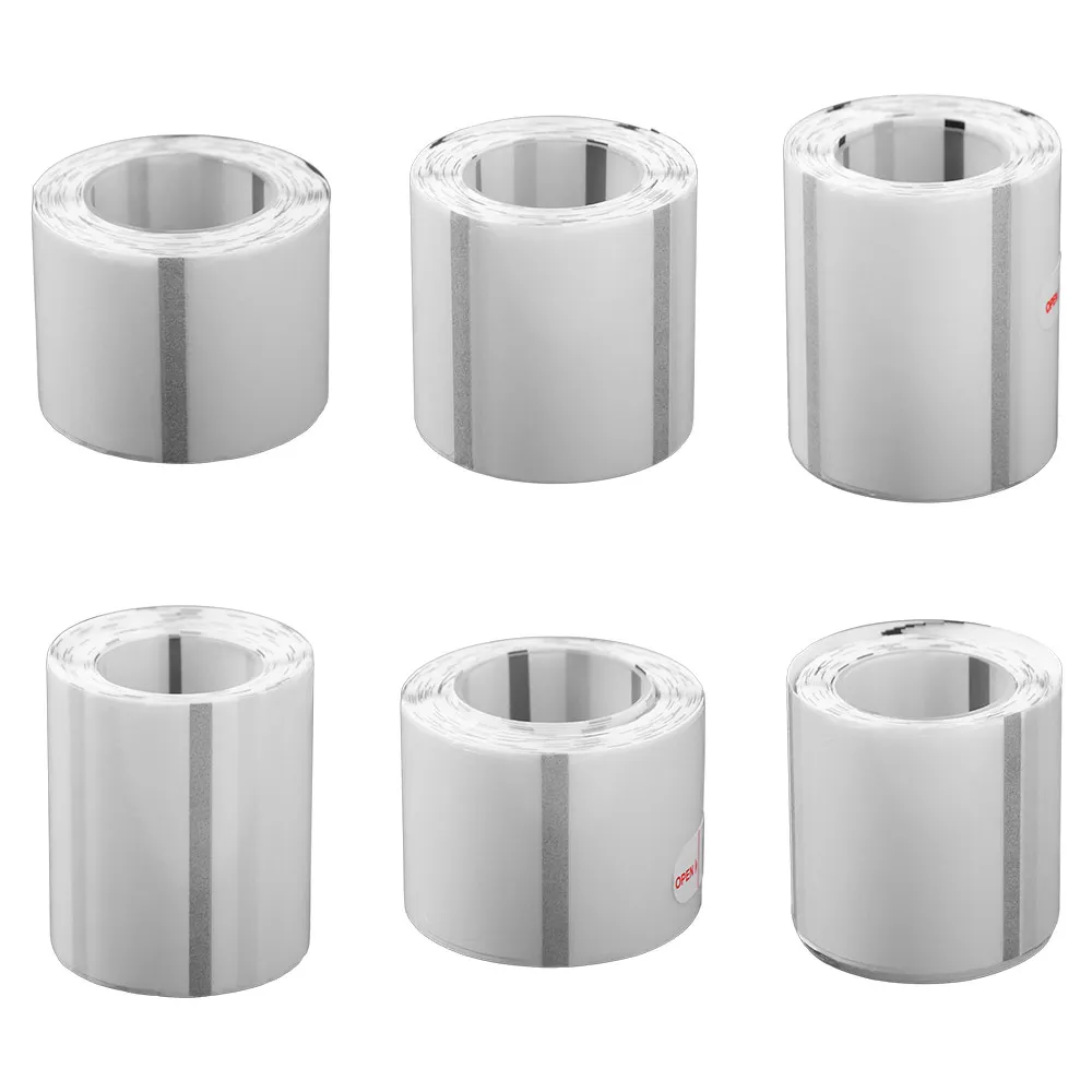 

230Pcs Transparent Blank Label Sticker Square/Round Waterproof Self-Adhesive Label Tear Resistant DIY Thermal Printing Paper