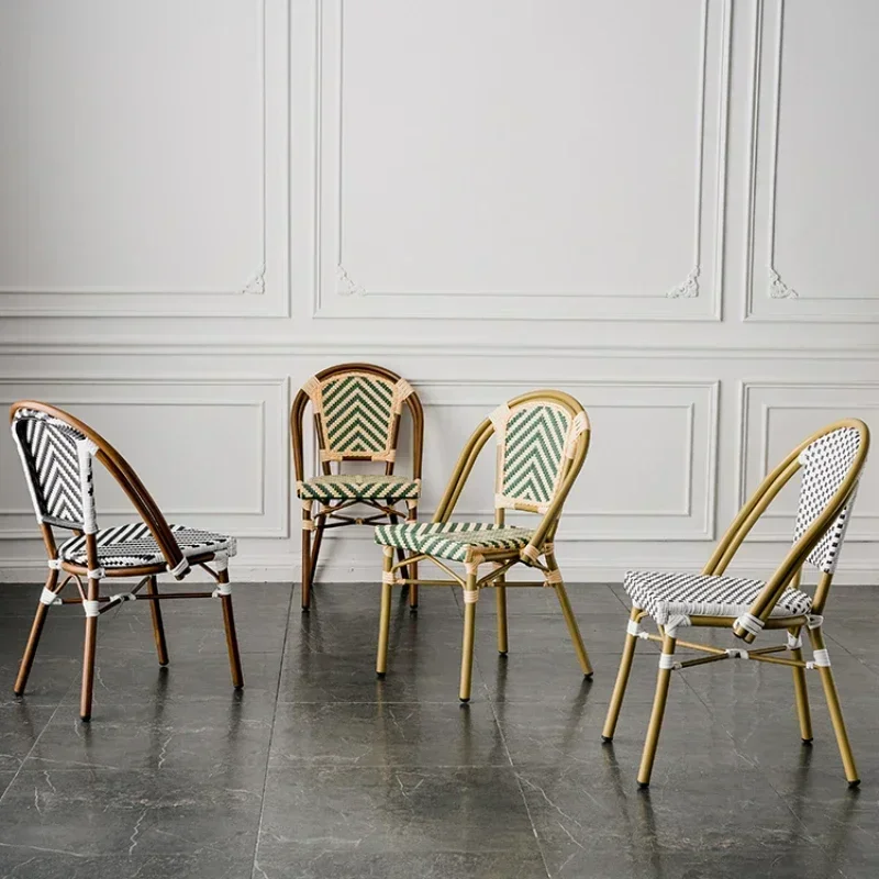 

Luxury Design Armchairs Nordic Chair Relaxing Chairs for Living Room Antique Furniture Cafe Dining Upholstered Wooden Plastic