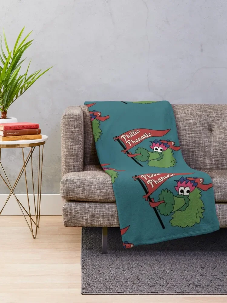 Phillie Phanatic Throw Blanket valentine gift ideas Giant Sofa Blankets