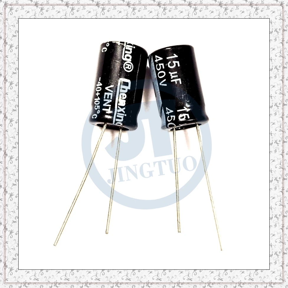 10st 15uf 450V 450v15uf 15mfd 450wv 10*17Mm Radiale Aluminium Elektrolytische Condensator