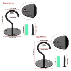 Premium ceiling hooks for bird feeders, heavy metal hangers, wall hangers, planters, flashlights, paintings, 1 set 10 Main Sales Support TV ceiling - №8