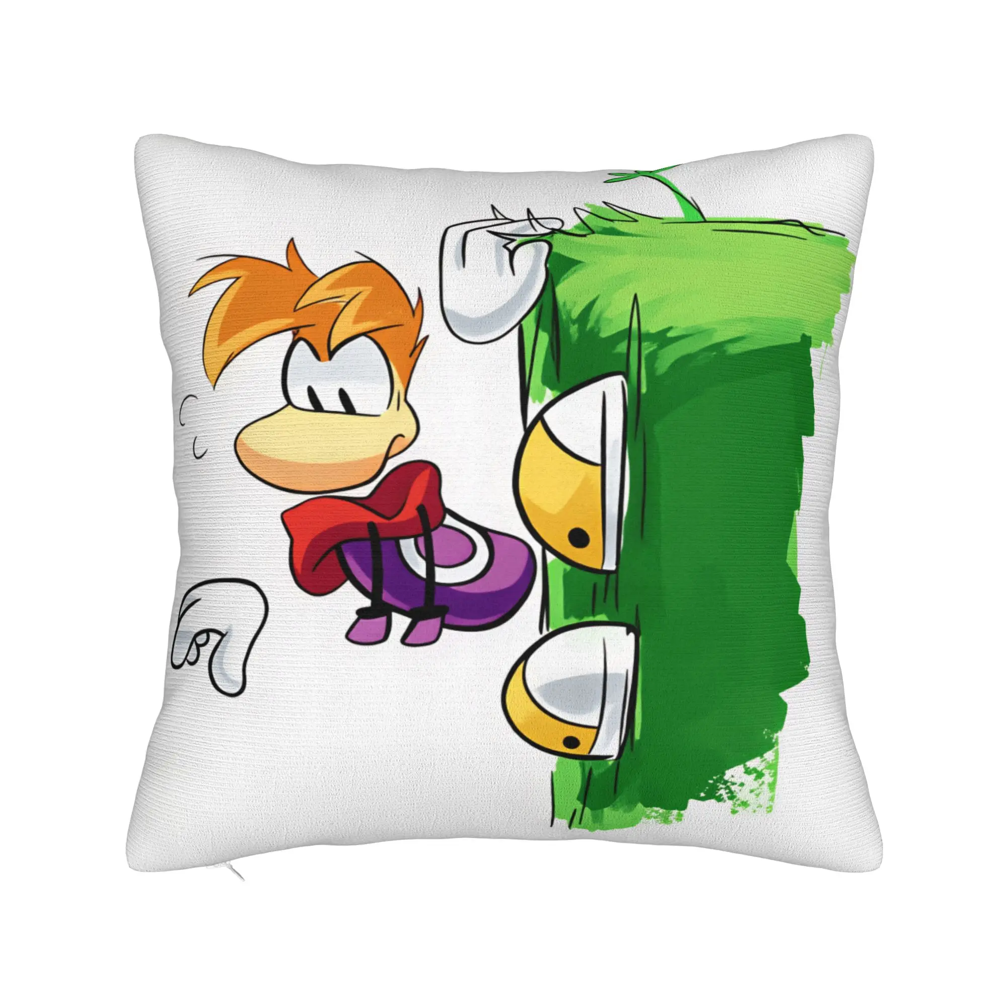 Flying fist attack Raymans Pillow Case  Soft Pillow Cover Vintage Pillowcases For Office Car Home Decor