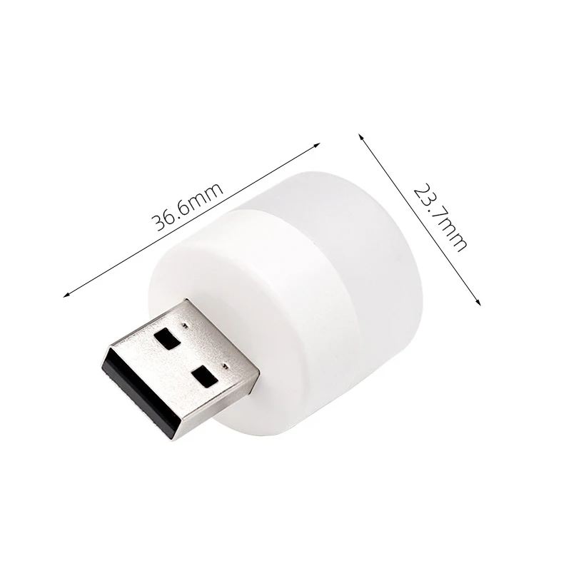 Mini USB LED Night Light, Super Brilhante, Proteção para os olhos, Luz do livro, Plug, Computador, Móvel, Carregamento de energia