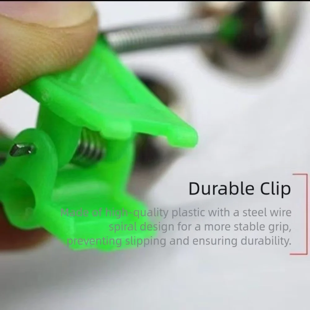 

5/10 Pieces Fishing Bite Alarm For All Fishing Rods Rod Bell Tip Clip Accessories Dual Bells Loud Alarm Never Miss Bites