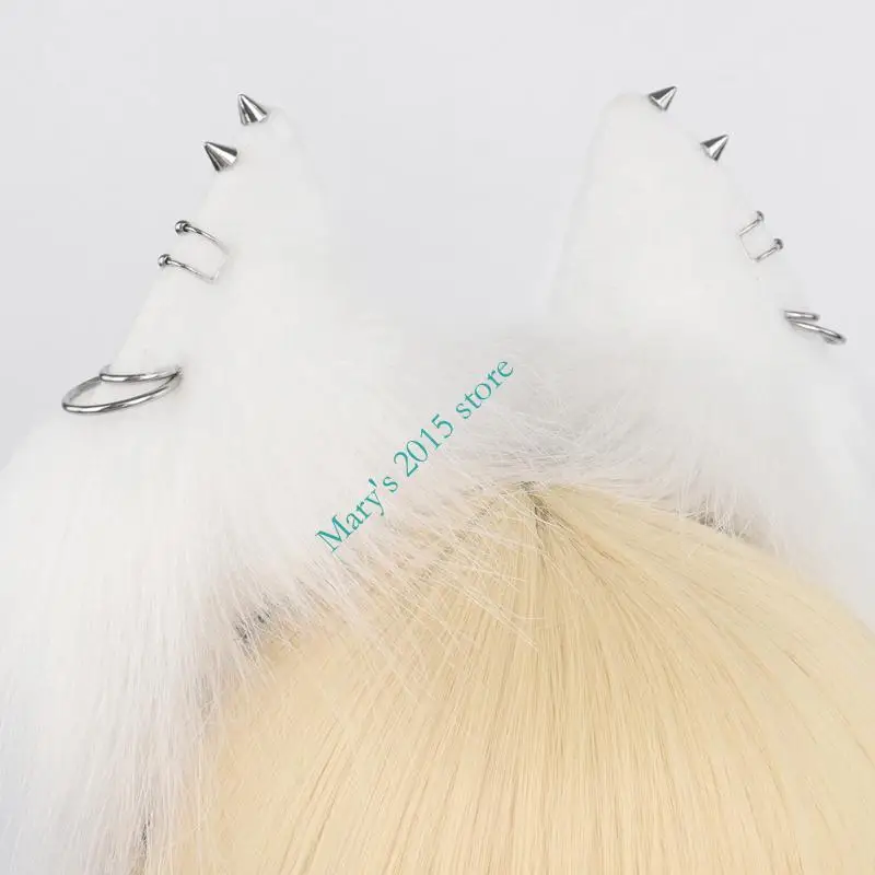 E15F 調節可能な毛皮のような猫耳かぶとハロウィーン カーニバルをテーマにした衣装イベント用