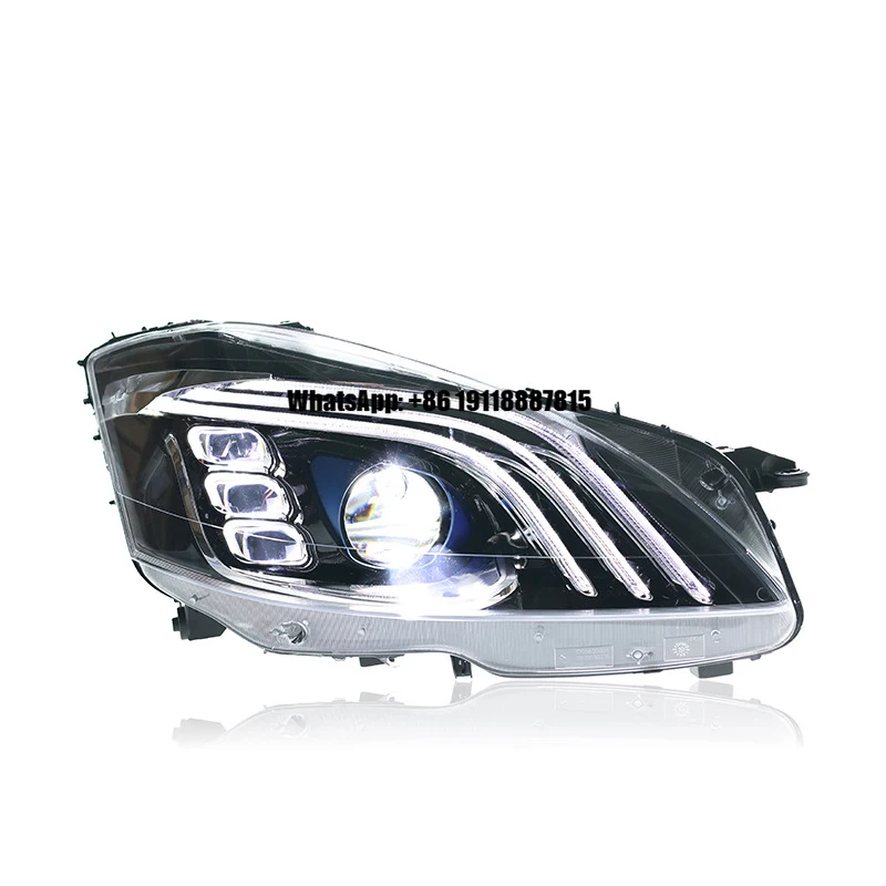 BENZ S Class W221 LED Headlight Projector DRL 2006-2013 12V Retrofit Car Styling Auto Accessories New Condition