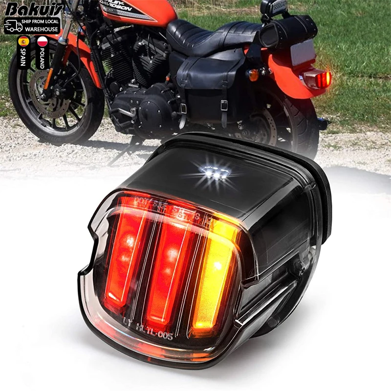 LED Tail Light Motorcycle Turn Signal Rear Lamp For Harley Sportster Dyna Softail Super Road Glide Motorcycle Accessory Taillamp