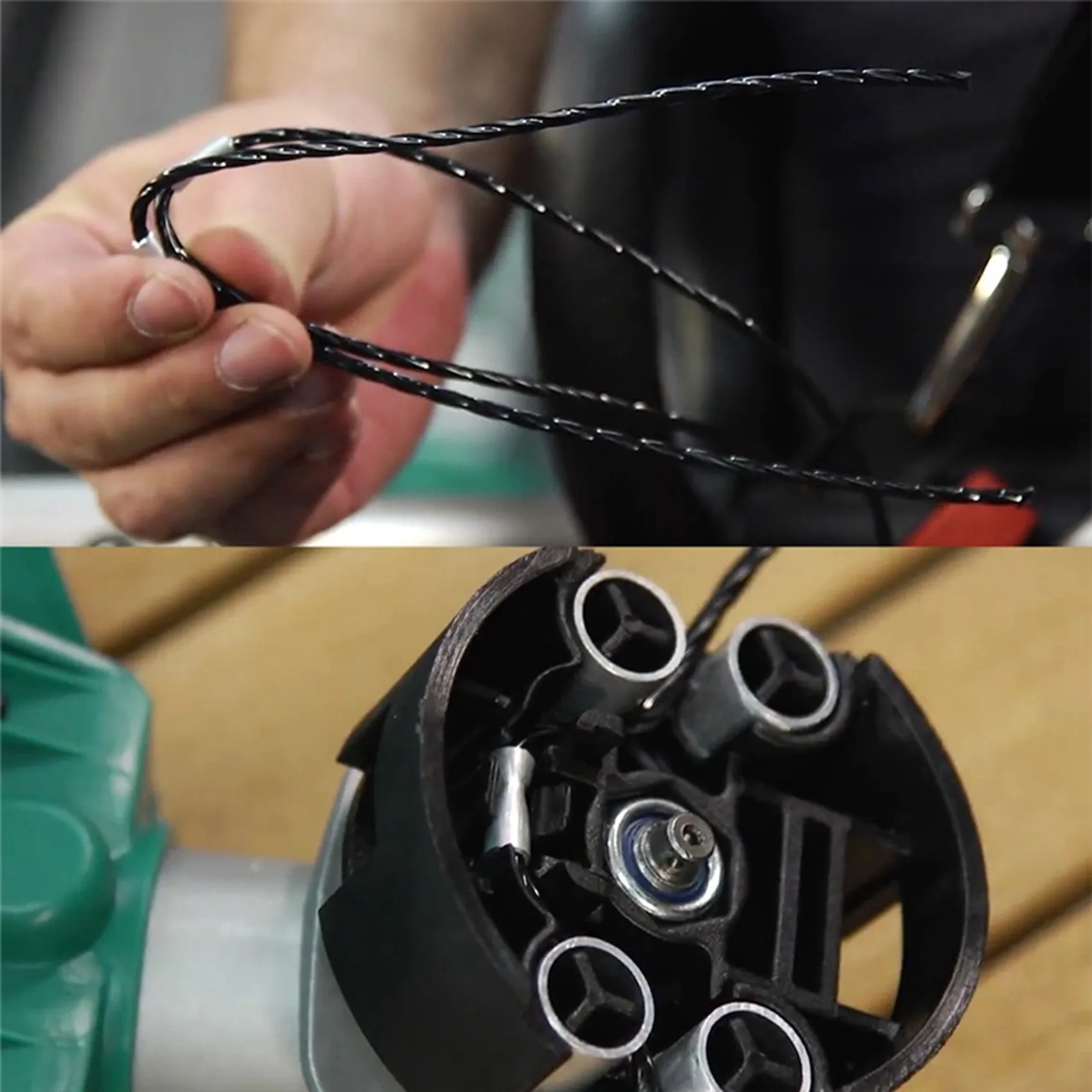 MAKE-20Pcs F016800431 AFS 23-37 용 커팅 라인 초강력 잔디 트리머 스풀 라인 브러시 커터 스레드 라인 37Cm