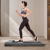 Small Treadmill with a 3.0 Hp Silent Motor for Home Offices Yards Gyms, Under Desk Treadmill Walking Pad