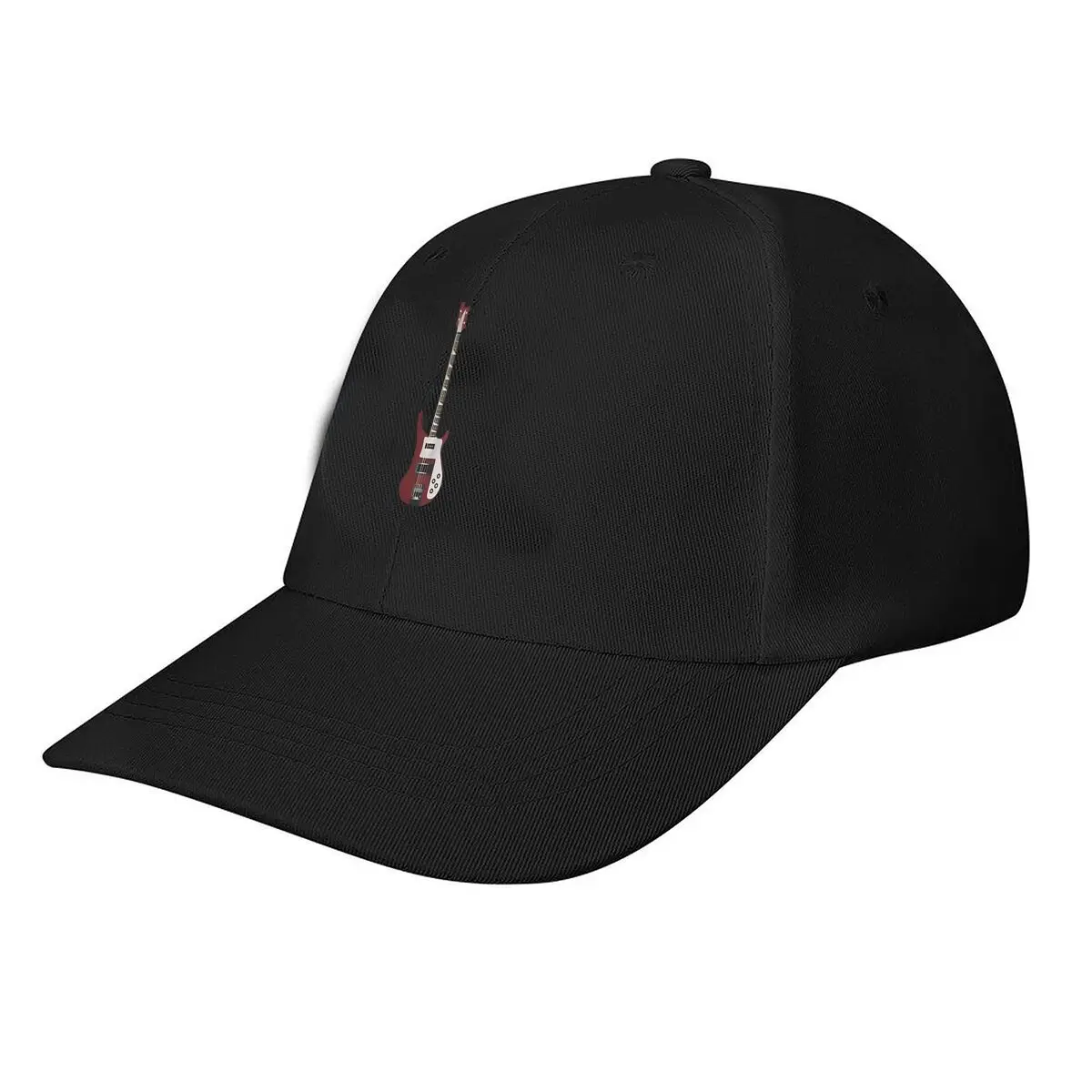 Red Electric Bass Guitar Baseball Cap Fashion Men Sunhat Women's Outdoor Sports