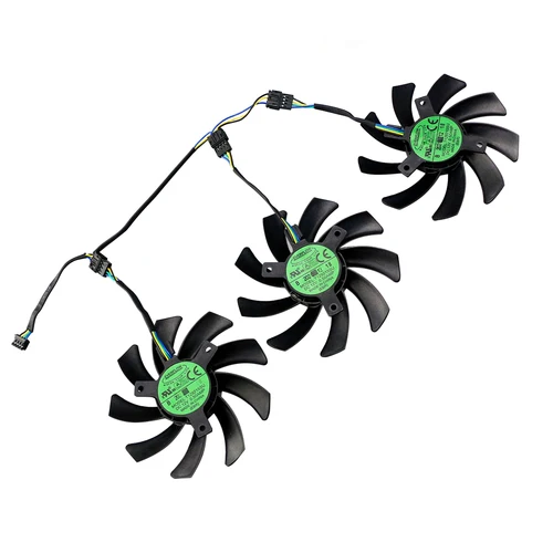 Imagen 2 del producto Para XFX RX 6700 XT Speedster SWFT ventilador de tarjeta de vídeo 85MM T129215SU RX6700XT tarjeta gráfica de repuesto ventilador GPU