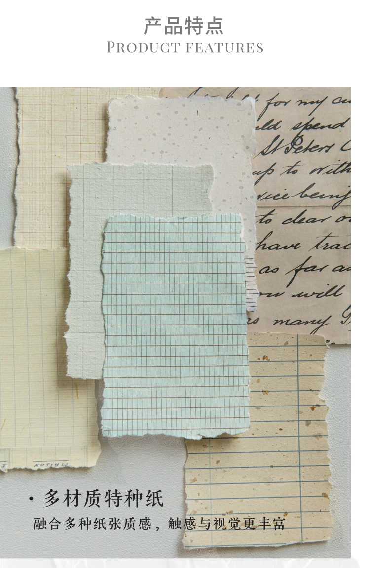 12 Stück Vintage Collage Scrapbooking Journal Material Papier Kartenherstellung DIY Retro Quelle Papier Kreatives Memo Briefpapier – Detail 11