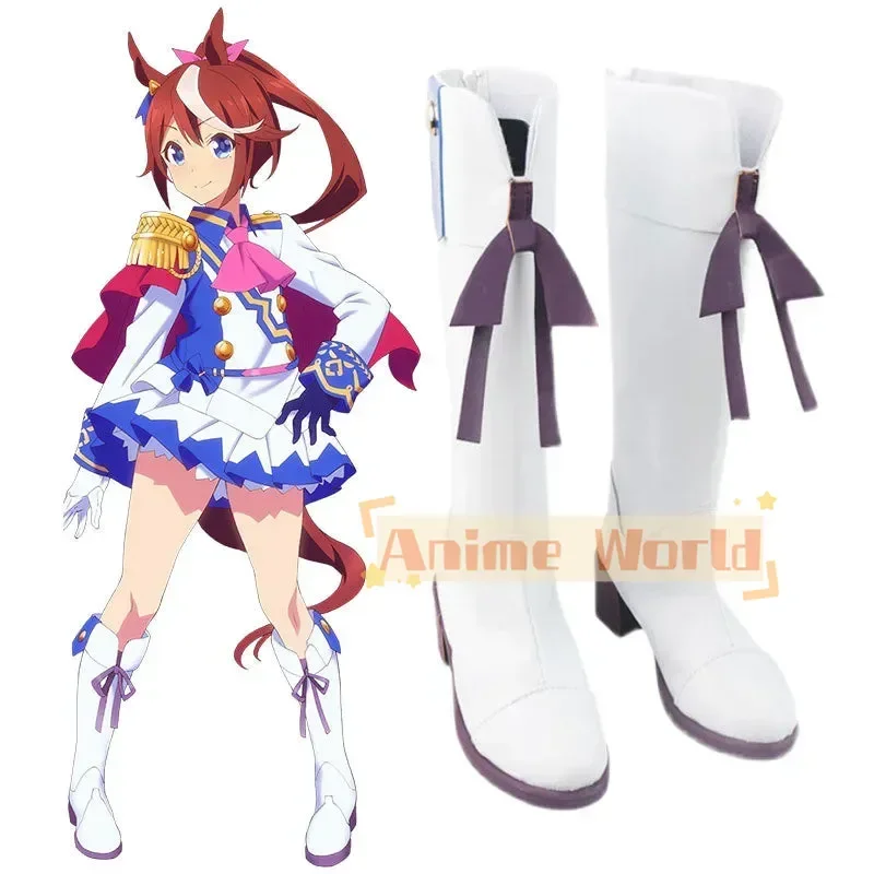 

Pretty Derby Tokai Teio Обувь для косплея на заказ Хэллоуин Карнавальная вечеринка Реквизит