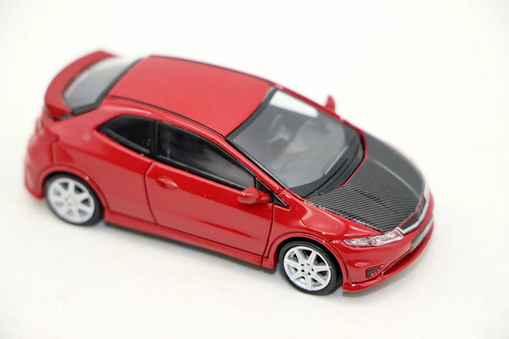 NOVOS modelos de carros de brinquedo de liga metálica PARA64 escala 1/64 Civic Type-R FN2 Euro para presente de coleção