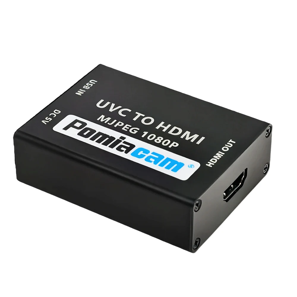 For DJI Osmo Pocket 3, 1080P@60Hz MJPEG Video Adapter, Plug & Play UVC to HDMI Capture for Camera, Live Streaming & Teaching