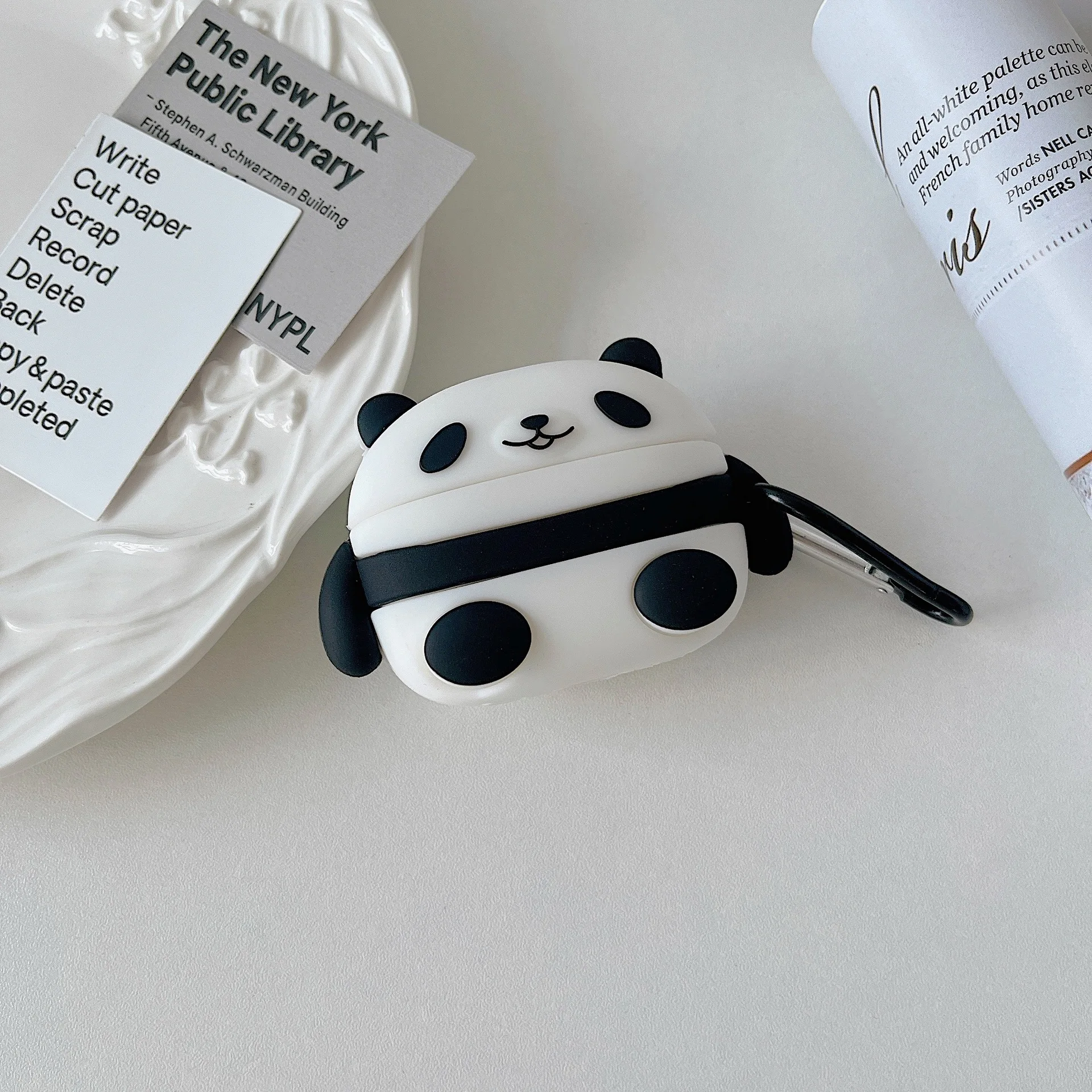 Cute 3D Cartoon Panda Earphone Case For Apple Airpods Pro2 Wrieless Headphone Protective Soft Cover For Airpods 1 2 3 Pro Funda