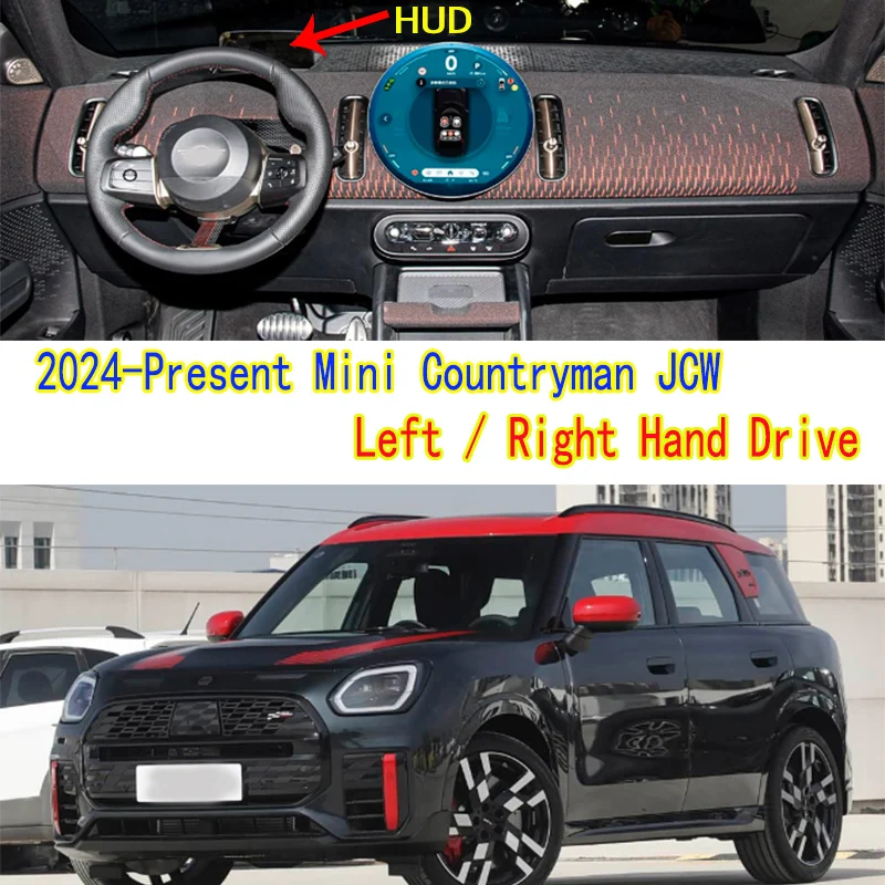 

For 2024 2025 Mini Countryman JCW U25 Accessories Dashmat Dashboard Cover Instrument Panel Insulation Sunscreen Protective Pad