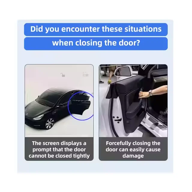Lursk Factory Car Accessories Antipinch Electric Suction Doors Soft Closing Door Lock Soft Close Plug and Play for Model 3/y