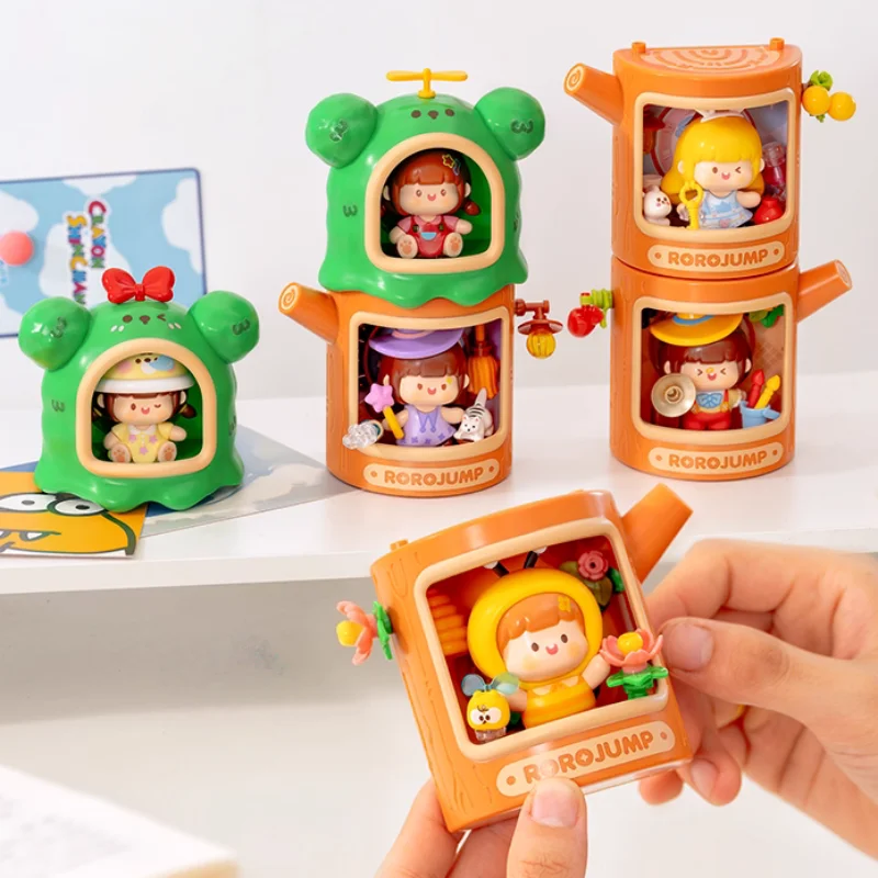 

Магнит на холодильник с отверстием в виде дерева, строительные блоки, маленькие частицы, спящий медведь, детская сборная игрушка, кавайная модель, украшение для комнаты, подарок