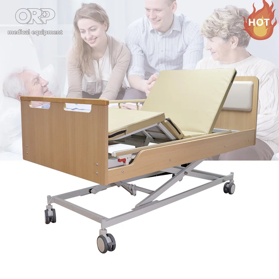 Nursing BedORP-BHE06 HomecareAdjustable Nursing BedBed Wood