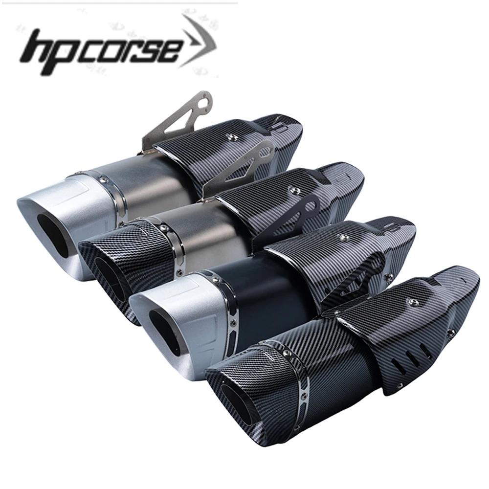 Image of Universeller Motorrad-Auspuff-Schalldämpfer R M1 Escape Moto 51mm für R6 R3 MT07 RC 390 Ninja Z400 Z900 ZX6R ER6N