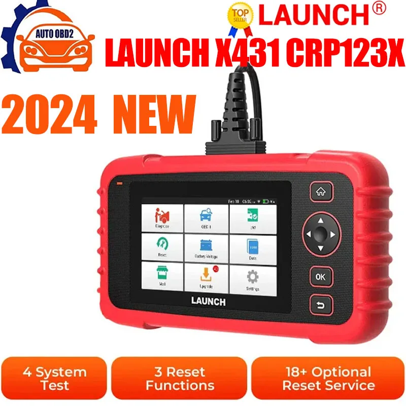 

LAUNCH X431 CRP123X Car OBD2 Diagnostic Tools Obd2 Scanner Engine ABS Airbag SRS AT Code Reader Free Update Automotive Tools