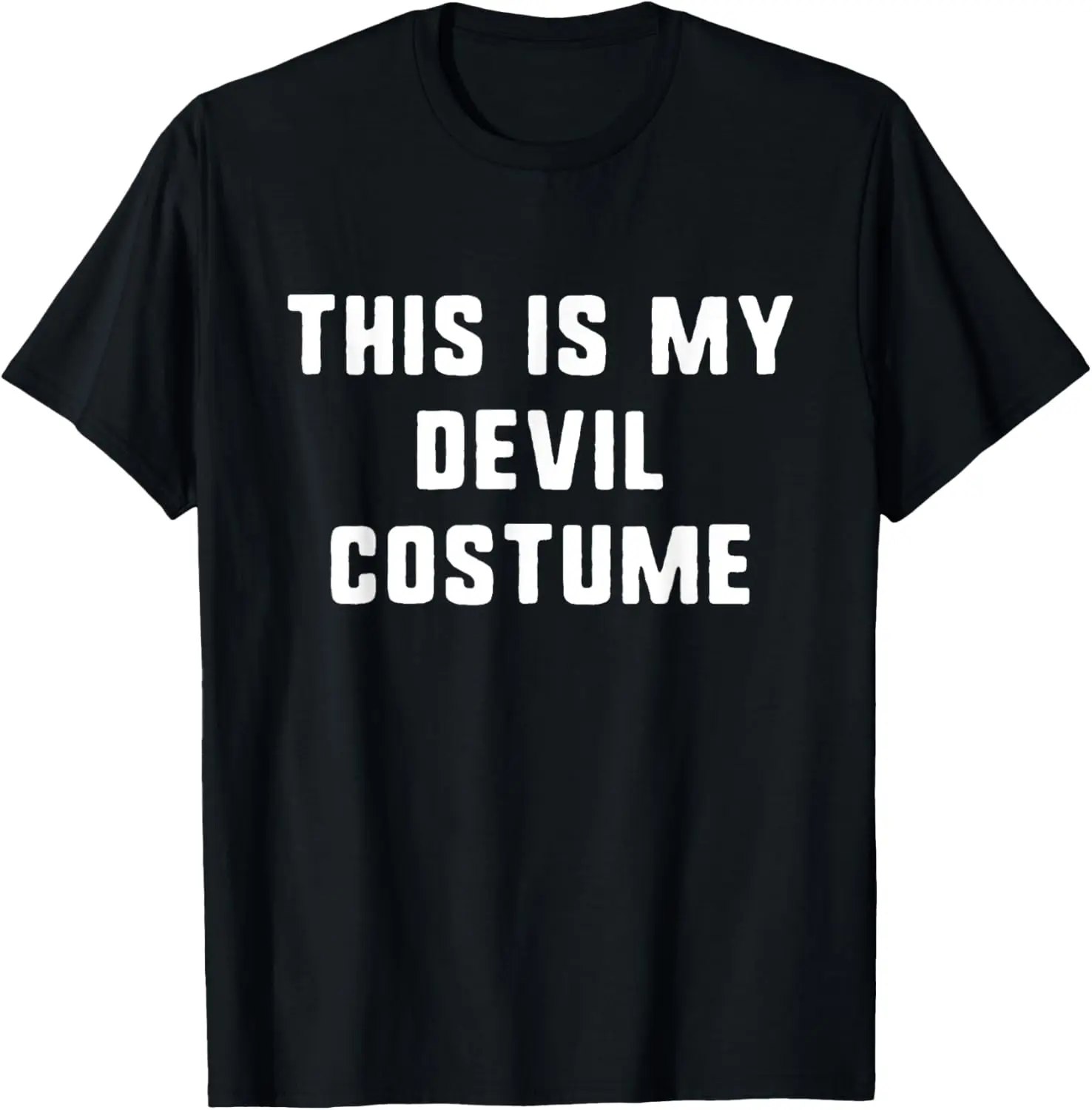 This Is My Devil Halloween Costume Simple Funny Last Minute T-Shirt