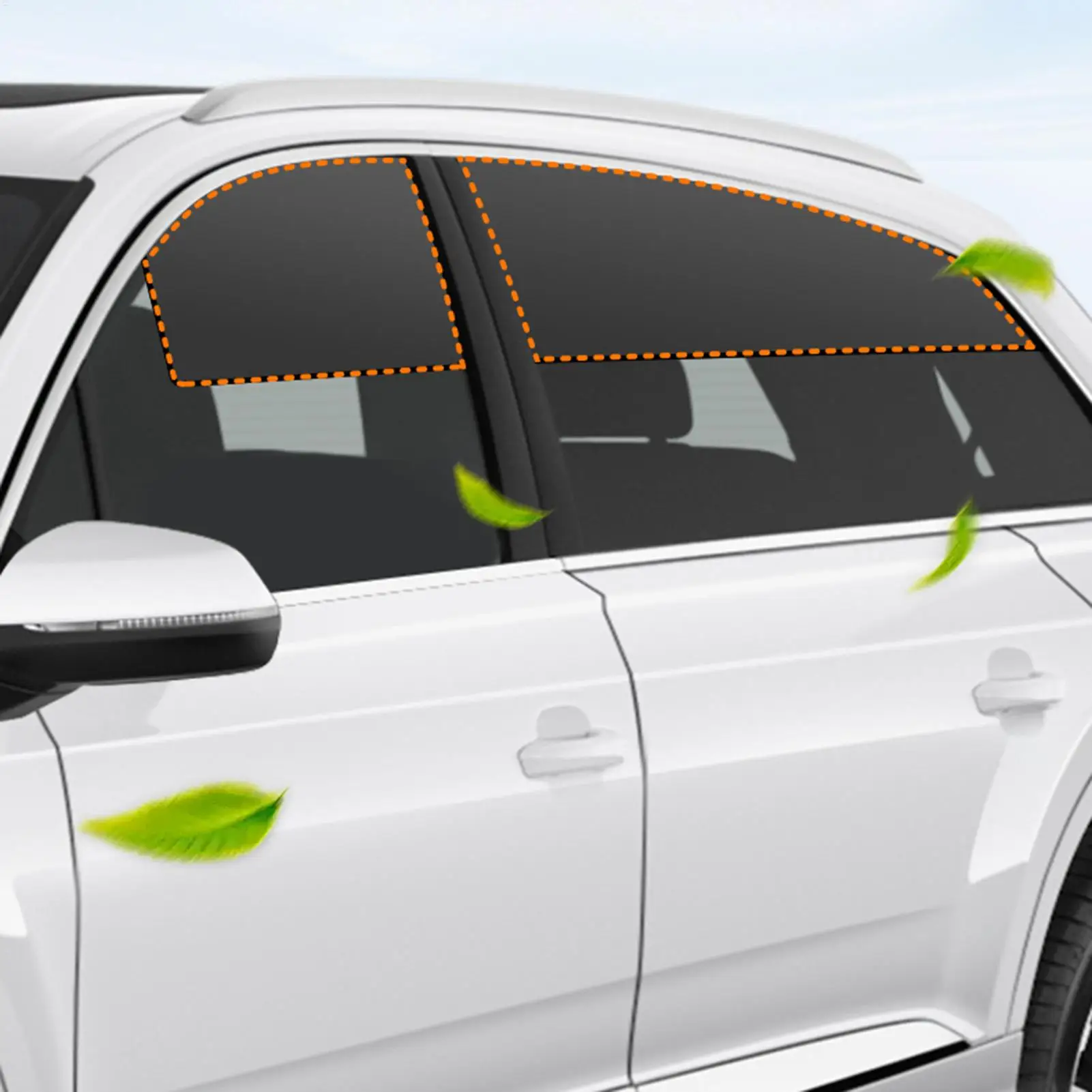 

Автомобильные солнцезащитные шторки на магнитах, утолщенные, моющиеся, для боковых и задних окон седанов и фургонов, летние