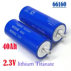 100% Original 66160 2.3V 40Ah 10C Discharge DIY Actual Capacity Yinlong Lithium Titanate Battery for Car Audio Solar System