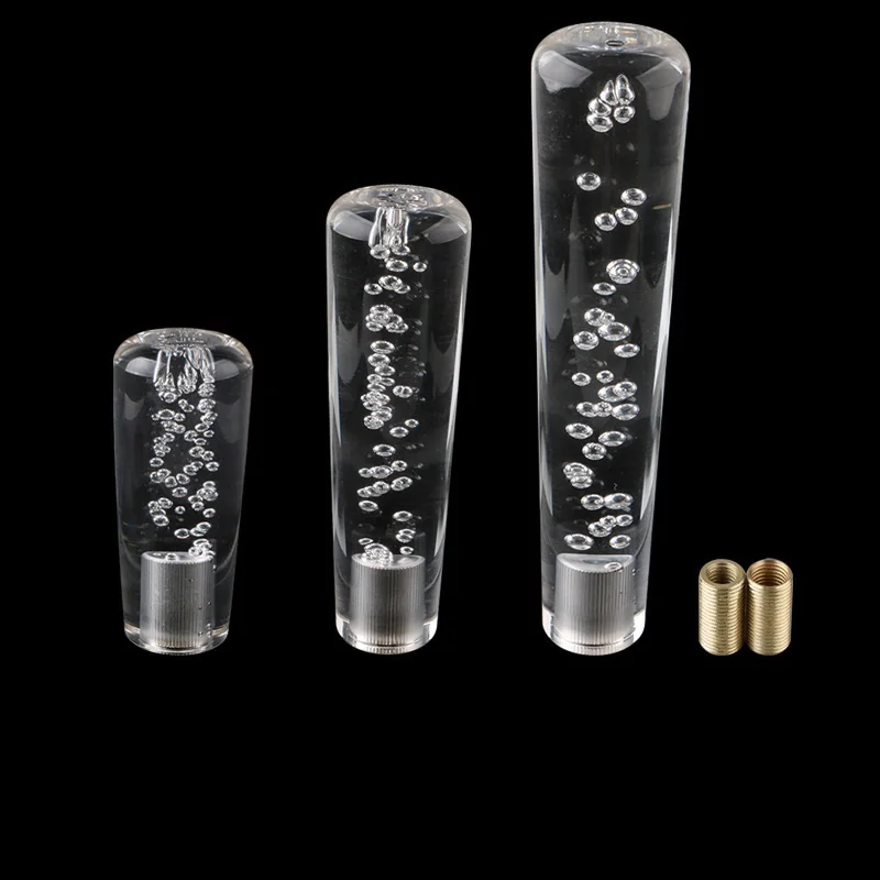 10 15 20cm Car Gear Shift Knob Shifter Lever Head Crystal Acrylic Stick Manual Transmission Universal Fit